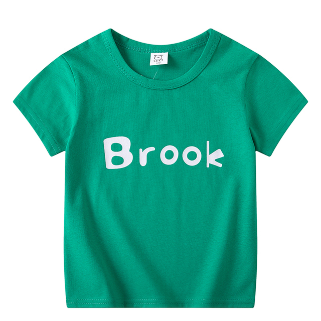 Koszulki z krótkim rękawem dla chłopców - stroje butikowe 2021, modne bawełniane ubrania z animowanym wzorem kaktusa - Wianko - 3
