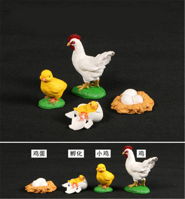 Nowa symulacja owadów - Model figurki Mini kurczak, żaba, pająk, komar, wieloryb - zwierzęta drapieżne - pcv zabawki - Wianko - 6