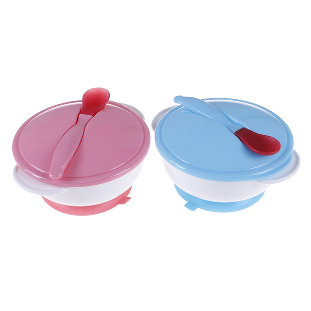Naczynia temperaturowe dla dzieci - zestaw obiadowy Sensing z łyżeczką do karmienia i taca przyssawką - Wianko - 24