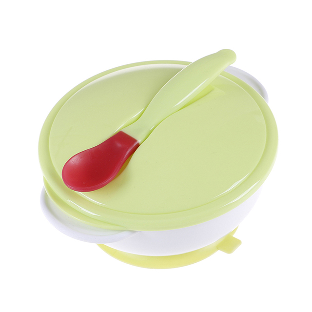 Naczynia temperaturowe dla dzieci - zestaw obiadowy Sensing z łyżeczką do karmienia i taca przyssawką - Wianko - 26