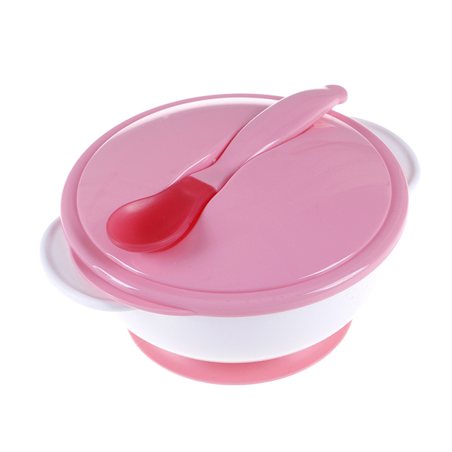 Naczynia temperaturowe dla dzieci - zestaw obiadowy Sensing z łyżeczką do karmienia i taca przyssawką - Wianko - 27