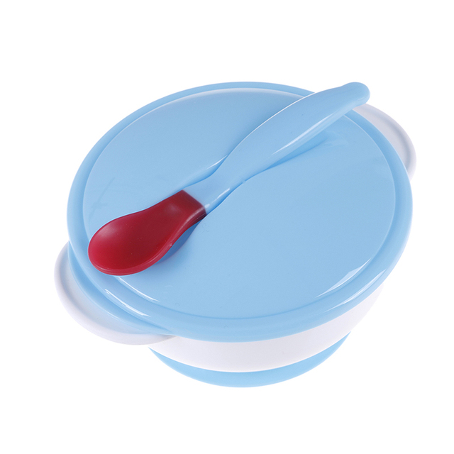 Naczynia temperaturowe dla dzieci - zestaw obiadowy Sensing z łyżeczką do karmienia i taca przyssawką - Wianko - 25