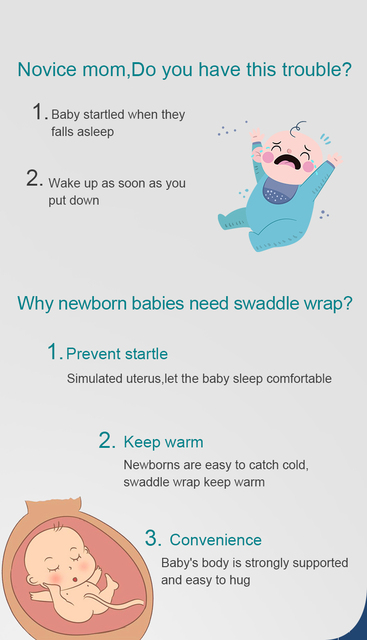 Koc przewijak dla niemowląt 0-6 miesięcy z regulowanym zamkiem - bawełna organiczna (dla chłopców i dziewcząt) - Wianko - 2