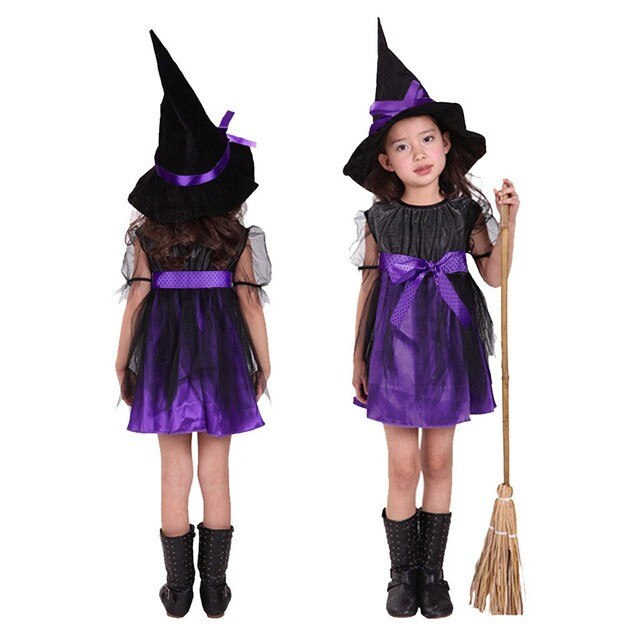 Dziewczęce koszulki na Halloween w stylu czarownicy i wampira - Wianko - 9
