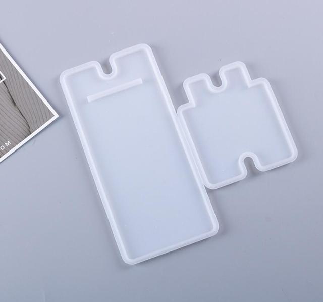 Uchwyt na telefon komórkowy z formy silikonowej i żywicy epoksydowej do DIY - podstawka pod telefon z żywicy UV, idealna do tworzenia ręcznie robionej biżuterii - Wianko - 4