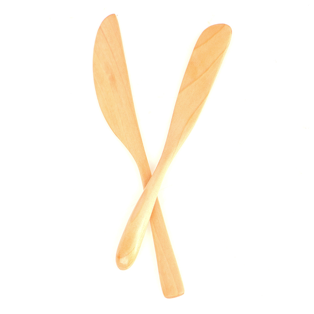 Rozrzutnik do masła i dżemu z drewnianym nożem, idealny do serów, marmolad i chleba tostowego - Wianko - 10
