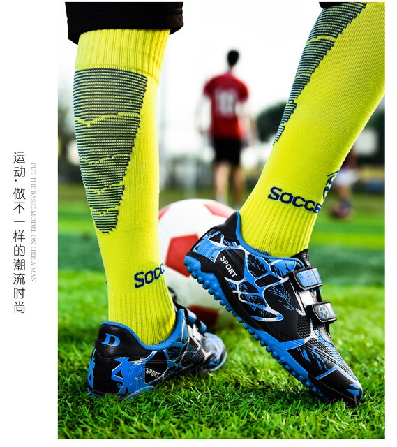 2021 Nowy projekt buty piłkarskie mężczyźni chłopiec dzieci Soccer Cleats rozmiar 28-38 - Wianko - 24