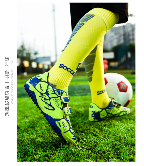 2021 Nowy projekt buty piłkarskie mężczyźni chłopiec dzieci Soccer Cleats rozmiar 28-38 - Wianko - 26