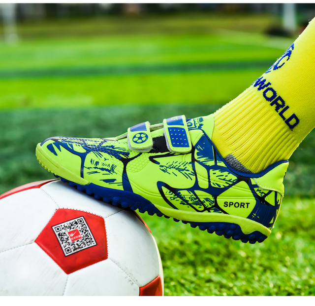 2021 Nowy projekt buty piłkarskie mężczyźni chłopiec dzieci Soccer Cleats rozmiar 28-38 - Wianko - 27