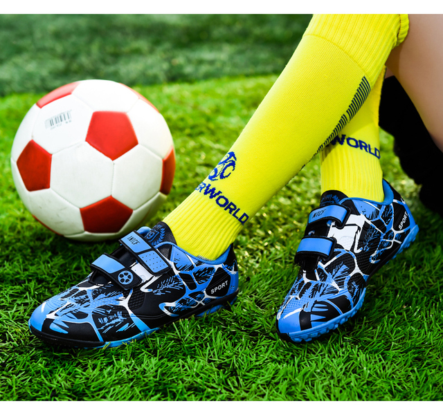 2021 Nowy projekt buty piłkarskie mężczyźni chłopiec dzieci Soccer Cleats rozmiar 28-38 - Wianko - 23