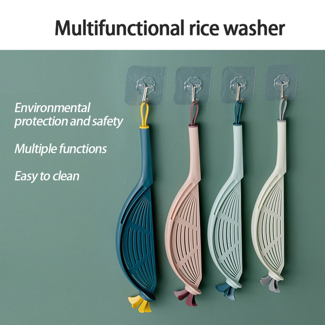 Multifunkcyjny ociekacz i durszlak do ryżu - wygodne narzędzie kuchenne do suszenia owoców i podkładki - Wianko - 15