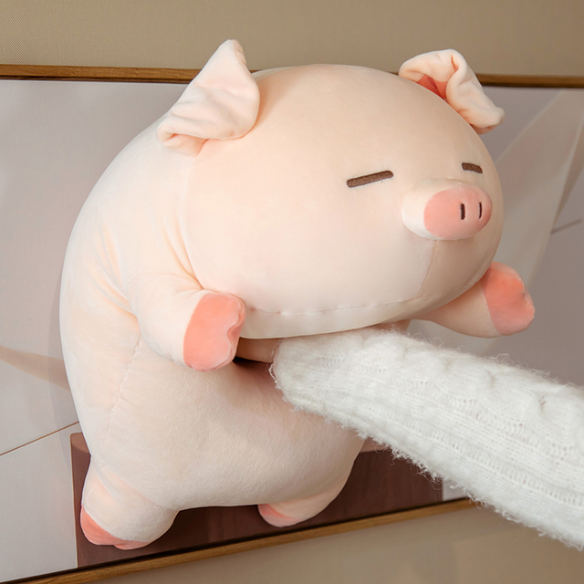 Miękka pluszowa świnka, 1 sztuka, 40-80cm - Wianko - 13