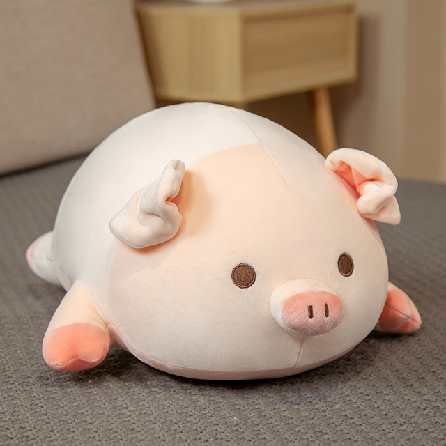 Miękka pluszowa świnka, 1 sztuka, 40-80cm - Wianko - 14