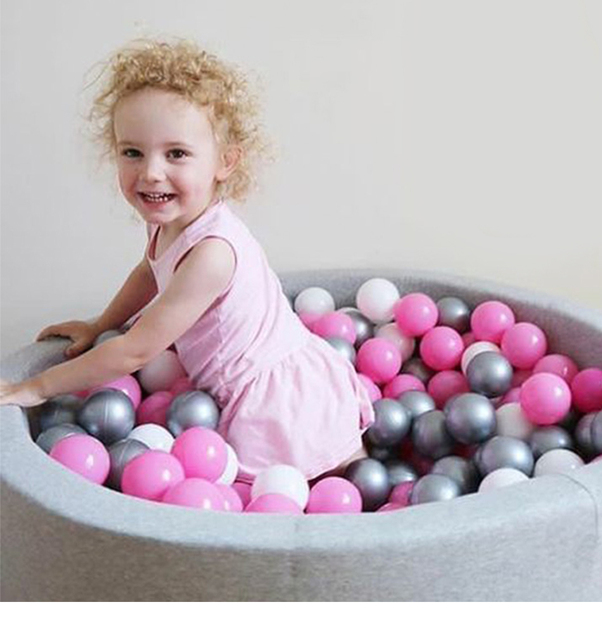 Plastikowe kulki do basenu dla dzieci, mix kolorów, 7 cm, 50 sztuk - Wianko - 4