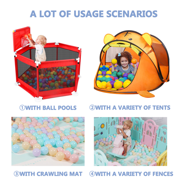 Plastikowe kulki do basenu dla dzieci, mix kolorów, 7 cm, 50 sztuk - Wianko - 12