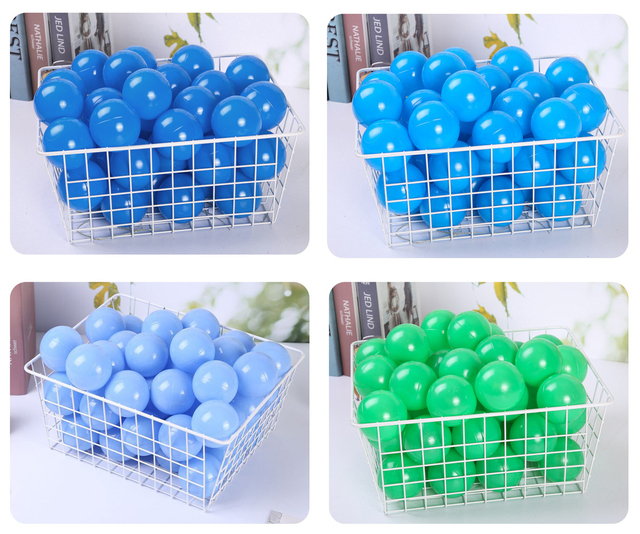 Plastikowe kulki do basenu dla dzieci, mix kolorów, 7 cm, 50 sztuk - Wianko - 21