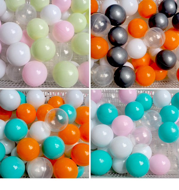 Plastikowe kulki do basenu dla dzieci, mix kolorów, 7 cm, 50 sztuk - Wianko - 25