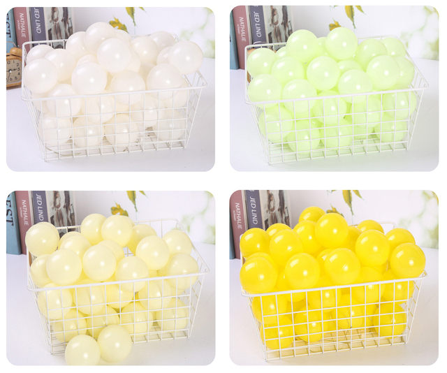 Plastikowe kulki do basenu dla dzieci, mix kolorów, 7 cm, 50 sztuk - Wianko - 20