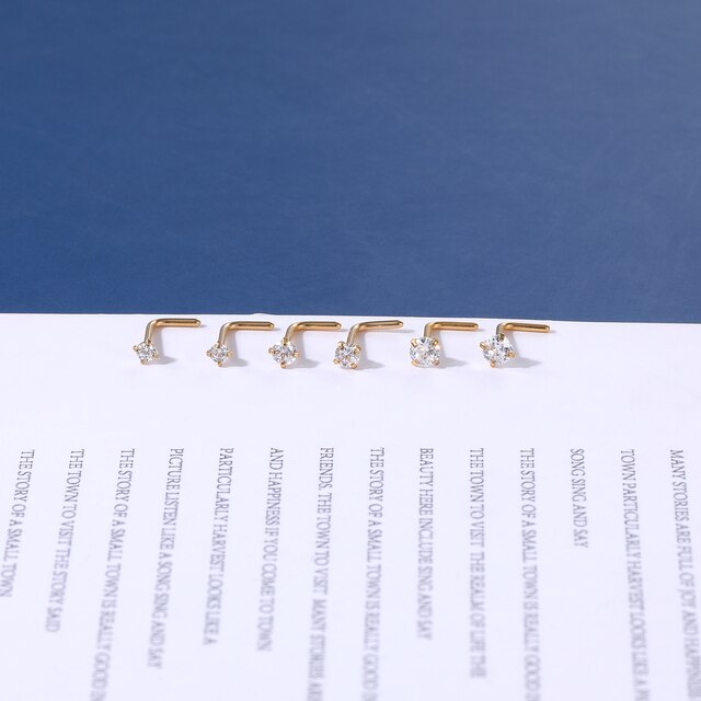Łańcuch nosowy AOEDEJ z perłą i podwójnym pierścieniem ze stali nierdzewnej - Wianko - 37