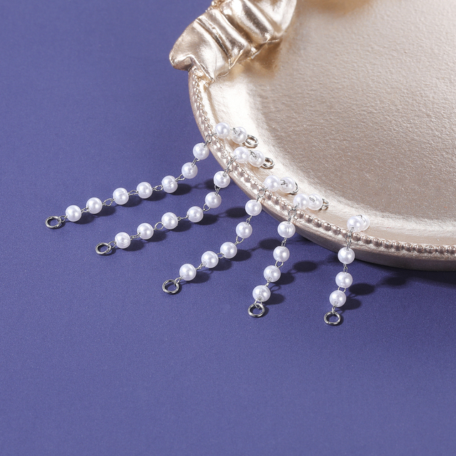 Łańcuch nosowy AOEDEJ z perłą i podwójnym pierścieniem ze stali nierdzewnej - Wianko - 25