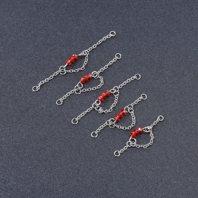 Łańcuch nosowy AOEDEJ z perłą i podwójnym pierścieniem ze stali nierdzewnej - Wianko - 32