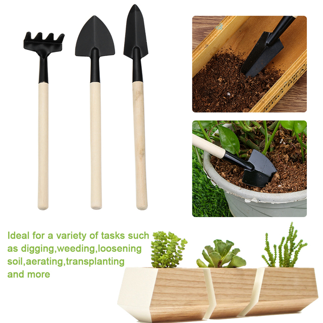 Mini zestaw narzędzi ogrodniczych: kubek, wiadro, łopata i koparka z plastiku - 12/16 sztuk - Wianko - 14