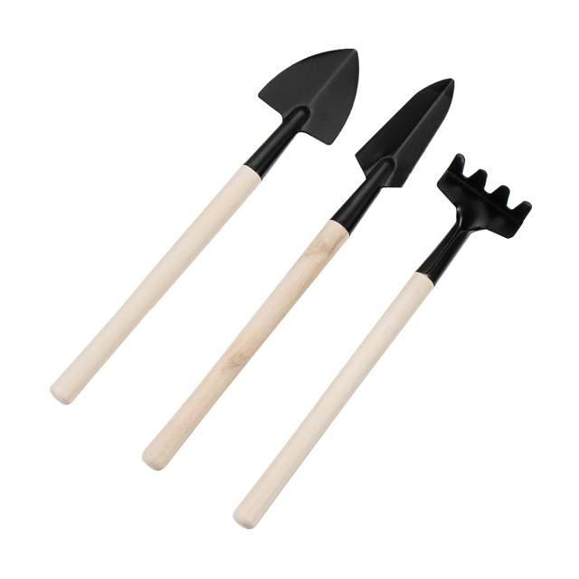 Mini zestaw narzędzi ogrodniczych: kubek, wiadro, łopata i koparka z plastiku - 12/16 sztuk - Wianko - 11