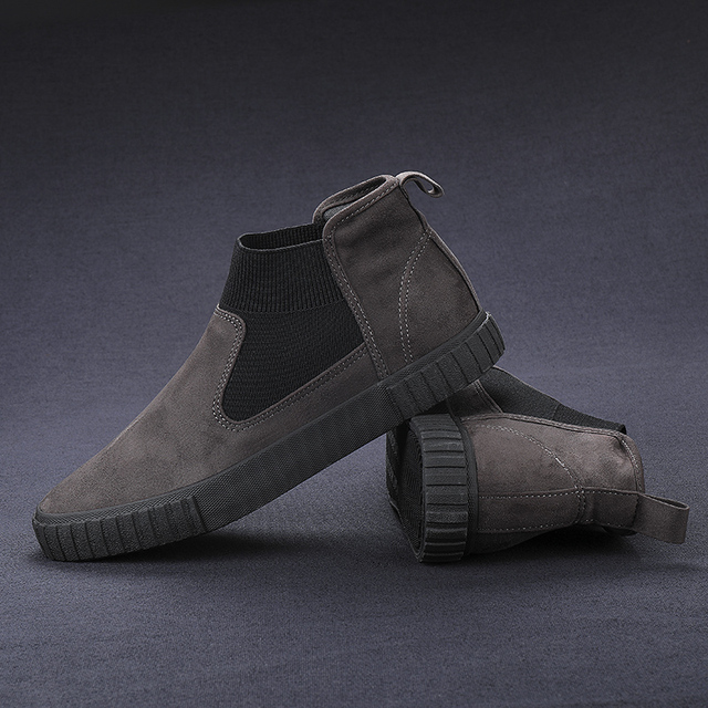 Męskie skórzane buty outdoorowe business sneakersy modne obuwie spacerowe - Wianko - 14