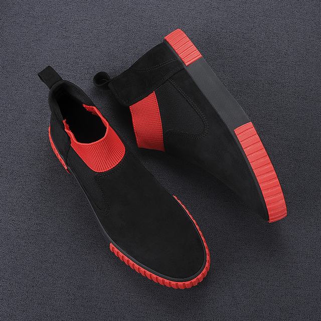 Męskie skórzane buty outdoorowe business sneakersy modne obuwie spacerowe - Wianko - 7