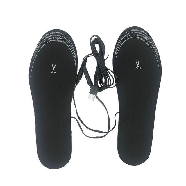 Elektryczne podgrzewane wkładki USB do butów - stopy ciepłe, termiczne i zmywalne - Wianko - 10