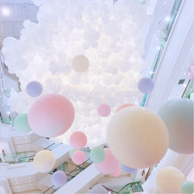 50 sztuk różowych dekoracyjnych balonów lateksowych 18 cali, 10 gram - urodziny, ślub - dostawa do firm - Wianko - 5