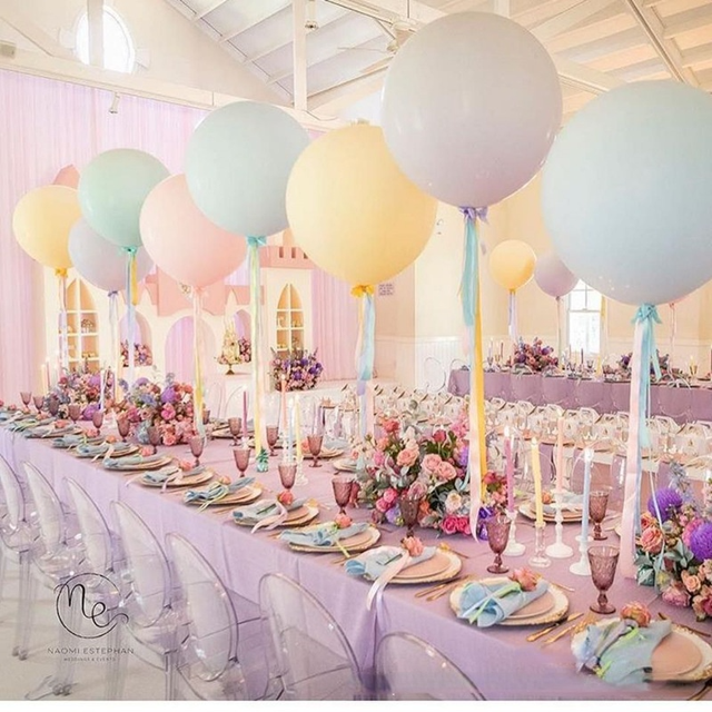 50 sztuk różowych dekoracyjnych balonów lateksowych 18 cali, 10 gram - urodziny, ślub - dostawa do firm - Wianko - 3