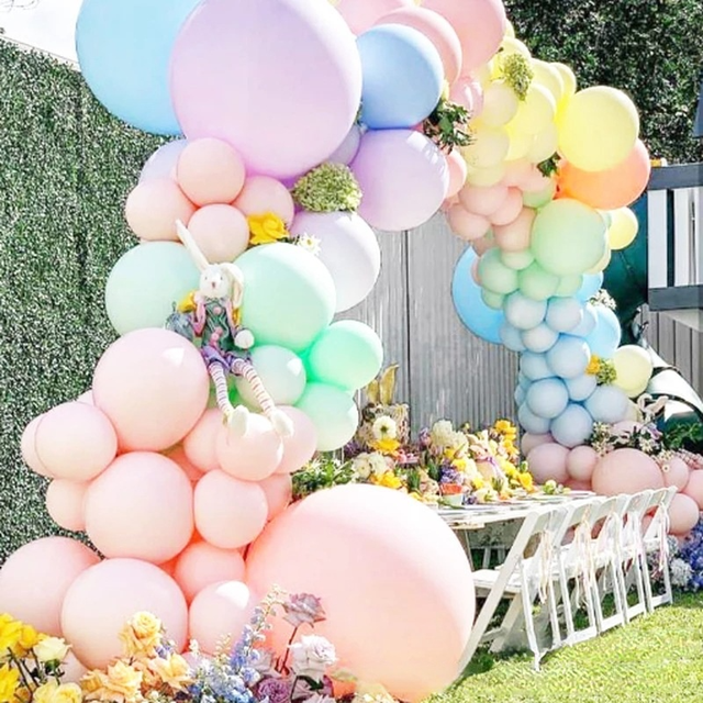 50 sztuk różowych dekoracyjnych balonów lateksowych 18 cali, 10 gram - urodziny, ślub - dostawa do firm - Wianko - 1