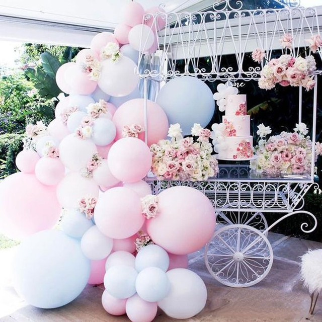 50 sztuk różowych dekoracyjnych balonów lateksowych 18 cali, 10 gram - urodziny, ślub - dostawa do firm - Wianko - 4
