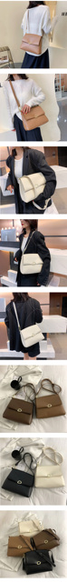Nowoczesne torebki na ramię dla kobiet w stylu angielskim z miękką, popularną skórzaną wykończeniem - Wianko - 5