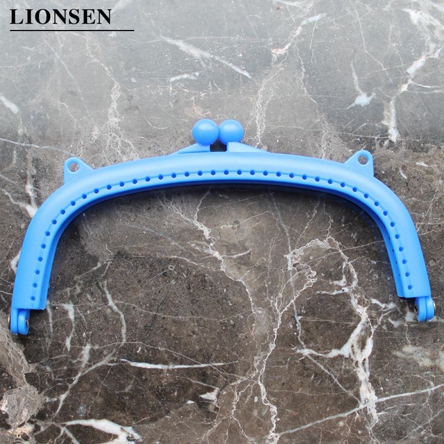 LionSen - Uchwyt plastikowej ramy 16 cm do torebki - blokada zapięcia - 10 kolorów - Wianko - 7