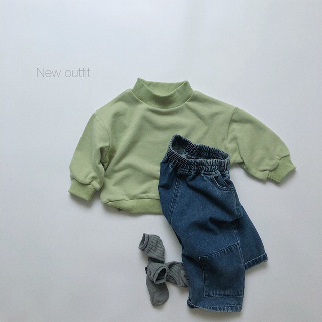 Jesień Jeansy koreańskiego stylu dla chłopców i dziewcząt - spodnie dziecięce z elastycznym paskiem - Wianko - 13