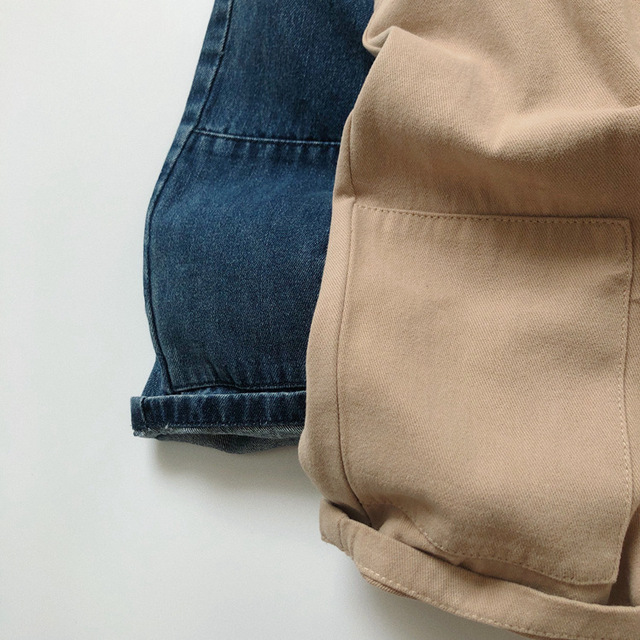 Jesień Jeansy koreańskiego stylu dla chłopców i dziewcząt - spodnie dziecięce z elastycznym paskiem - Wianko - 22