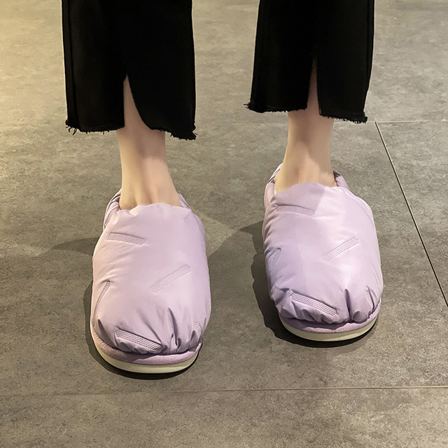 Pluszowe trzewiki damskie 2021 z miękkimi, wodoodpornymi podeszwami - ciepłe buty do kostki na zimę z futrem - Wianko - 13