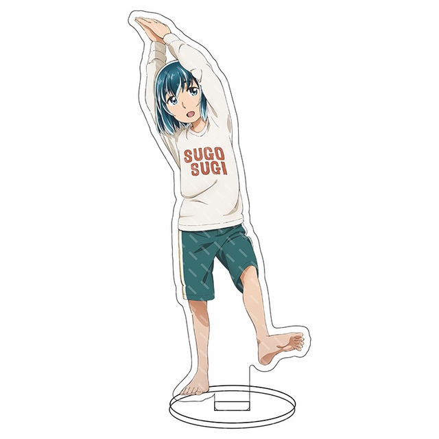 Hinamatsuri Anime Manga Cosplay - stojak na klucze akrylowy model postaci - 16cm - Wianko - 10