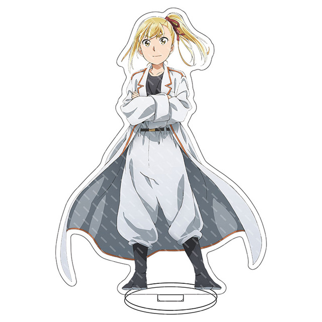 Hinamatsuri Anime Manga Cosplay - stojak na klucze akrylowy model postaci - 16cm - Wianko - 12