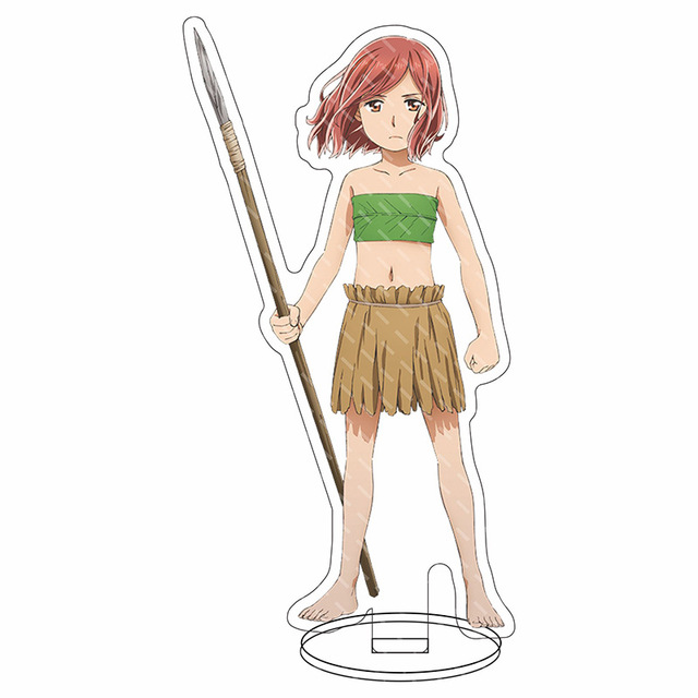 Hinamatsuri Anime Manga Cosplay - stojak na klucze akrylowy model postaci - 16cm - Wianko - 13