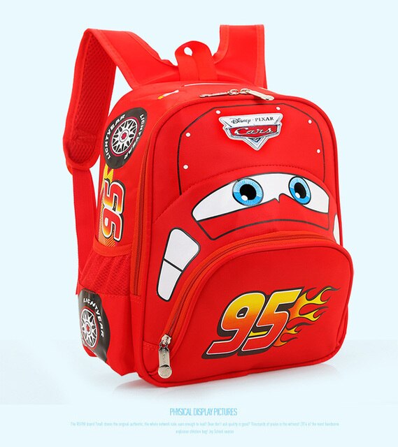 Plecak szkolny 3D z wzorem samochodów dla chłopców w wieku 3-5 lat - Wianko - 10
