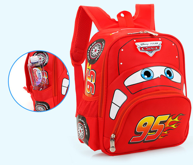 Plecak szkolny 3D z wzorem samochodów dla chłopców w wieku 3-5 lat - Wianko - 8