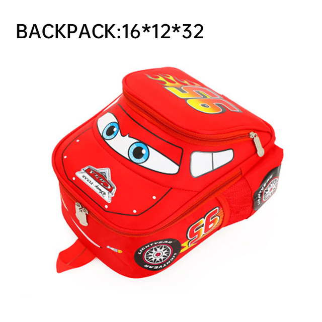 Plecak szkolny 3D z wzorem samochodów dla chłopców w wieku 3-5 lat - Wianko - 22