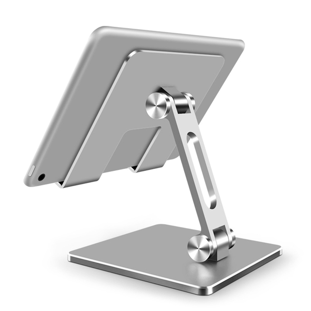 Aluminiowy stojak na duże tablety - regulowany, składany, dla iPadPro, Samsung, Xiaomi, Huawei - Wianko - 13