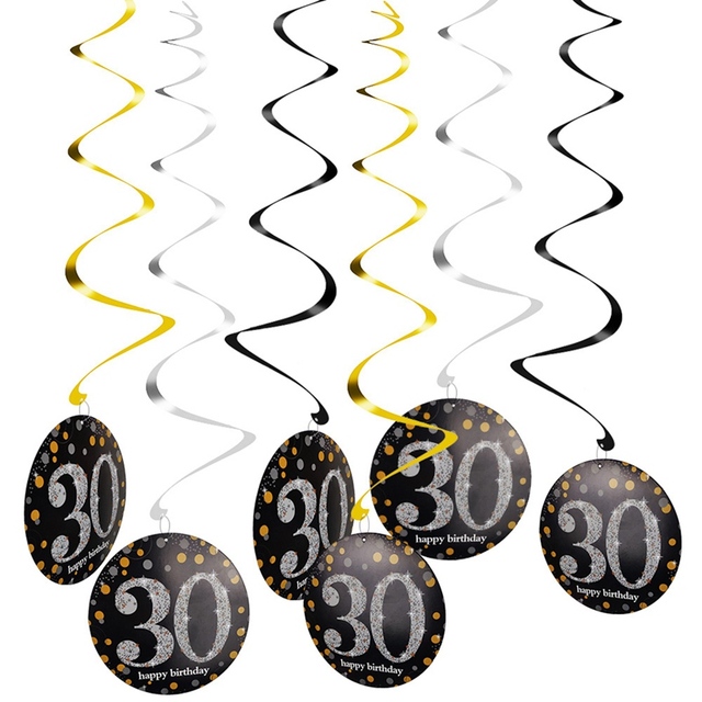 Dekoracje urodzinowe dla dorosłych - balony 30, 40, 50, 60 z helem i akcesoria do balonów - Wianko - 21