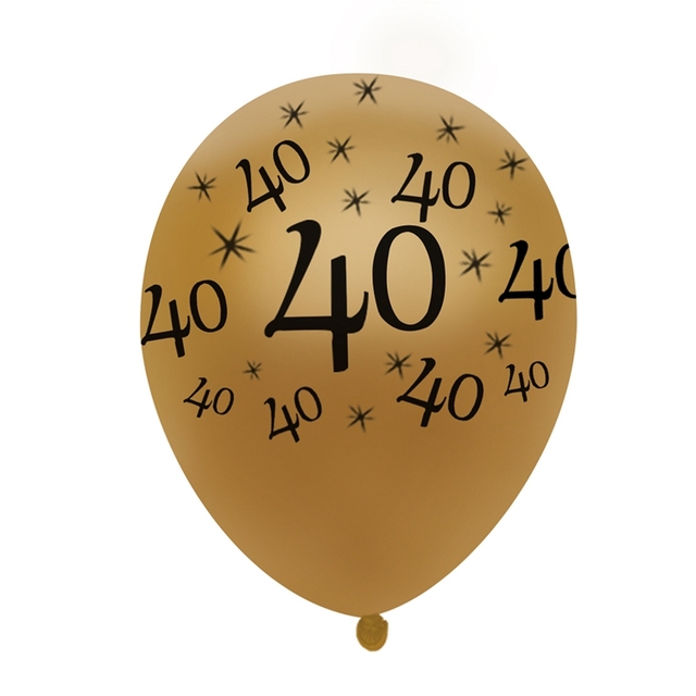 Dekoracje urodzinowe dla dorosłych - balony 30, 40, 50, 60 z helem i akcesoria do balonów - Wianko - 16