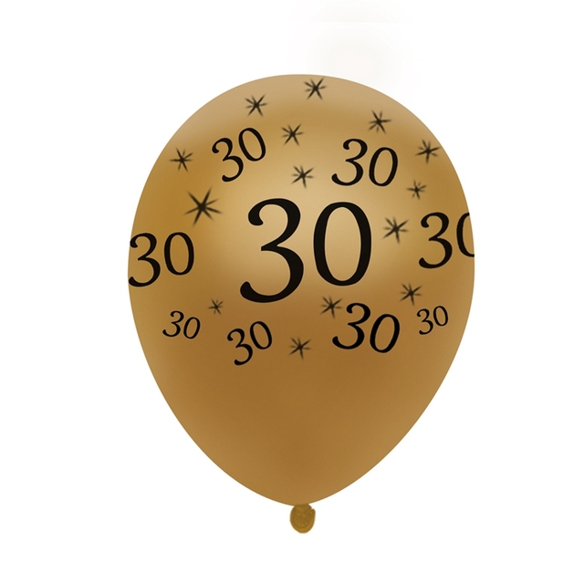 Dekoracje urodzinowe dla dorosłych - balony 30, 40, 50, 60 z helem i akcesoria do balonów - Wianko - 15