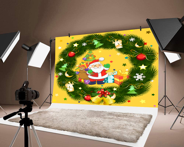 Milsleep czerwone tło ze zdjęciem świętego Mikołaja - idealne na wesołe święta, dziecięce przyjęcia i prezentacje festiwalowe - Wianko - 17